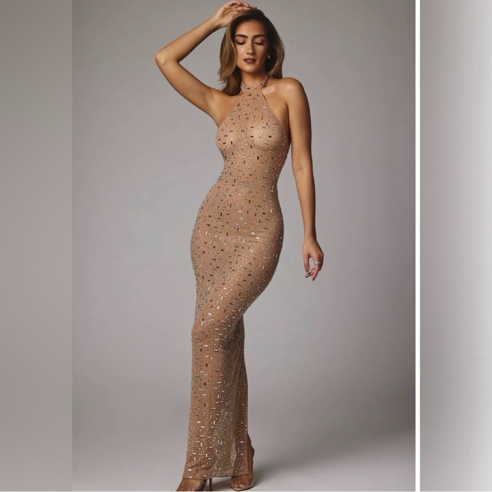 Oh Polly Soraya Embellished Dress
